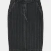Betsy - Denim Stripes - BLACK