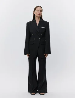 Elenora - Bonded Viscose - BLACK