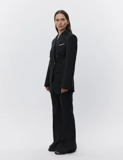 Elenora - Bonded Viscose - BLACK