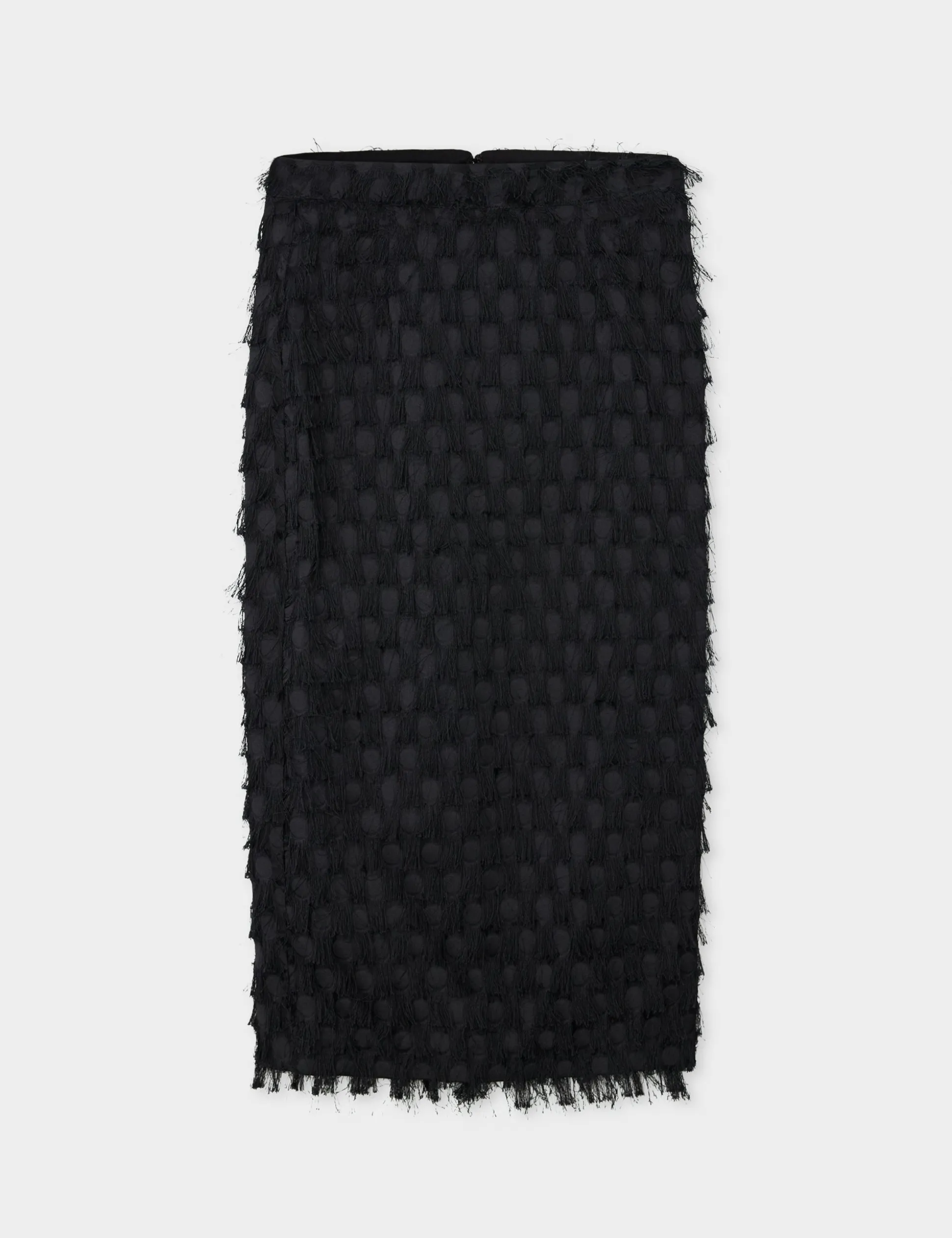 Gabrielle - Abstract Fringes - BLACK