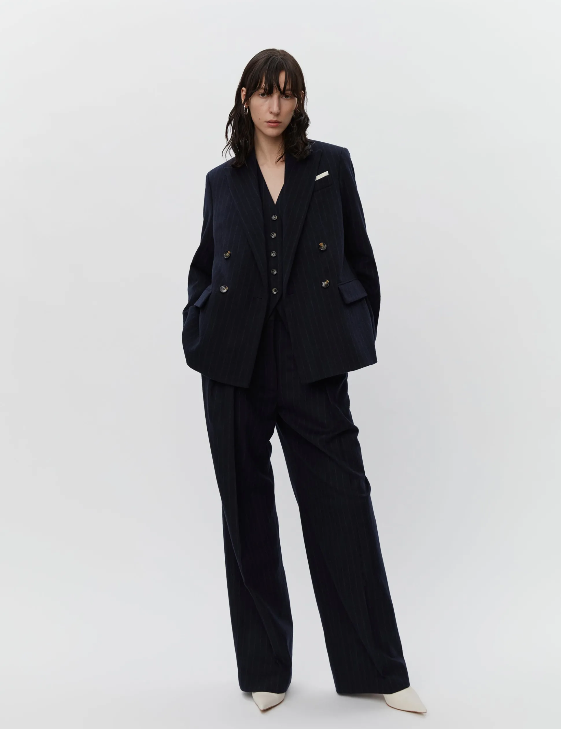 Preston - Woolen Pinstripe - TOTAL ECLIPSE